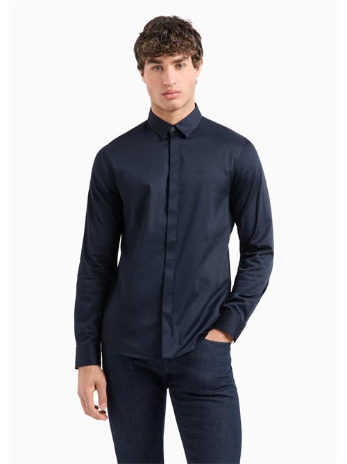 camicia uomo blu ARMANI EXCHANGE | 8NZCBDZN10Z/1510